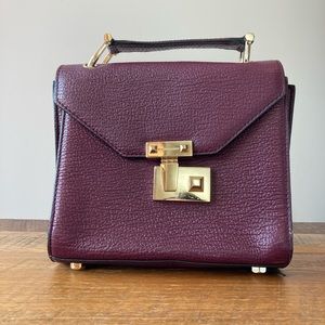 Rebecca Minkoff burgundy crossbody bag